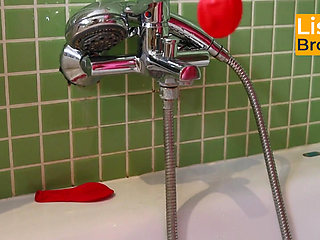 Pink Pijamas in Bubble Bath and Balloon