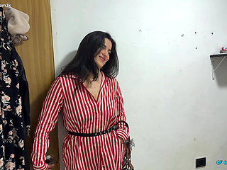 Woman is cactar crying through vagina