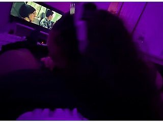 Naughty Stepsister Gets Spooky And Swallows It All