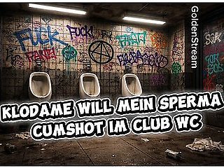Erotic Audio - Club Toilet Turned Into Sperm Cumshot Toilet Lady Takes Cock Sex Story German