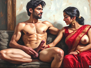 Indian married women full night sex hard pounding with her husband's stepbrother