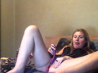 Perfect Blond Babe Masturbates with Sexy Lingerie