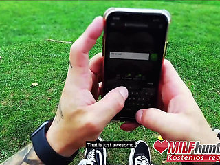 MILF hunter bangs Mia Blow hard and nuts in her greedy mouth!