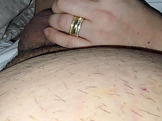 Step son Convincing Step Mom handjob his big dick without problem