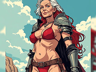 Anime Style Sexy Warrior MILFs