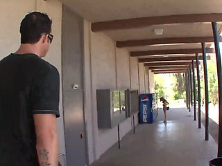 Hot babe Cali Lakai gets filled with a big cock