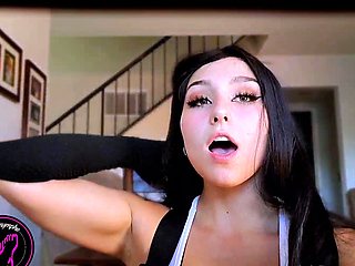 Solo booty assed babe ass toying masturbation in hi def