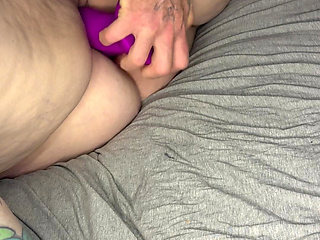 BBW Takes on Big Dildo
