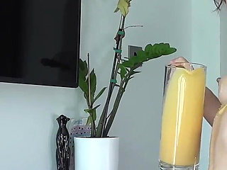 Secretary's Cake Sit, Custard Pour & Pee on Laptop