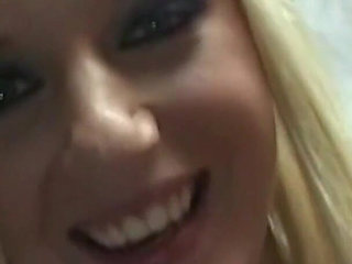 A Blonde Cutie Gets Stopped on the Street and Fucked with the Ice Cream Guy.