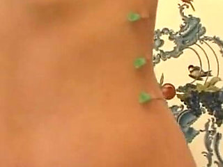 Humiliates masked petite woman