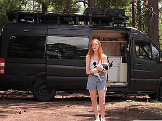 Stepsister shows off new van on her vlog