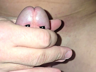 Real milf foreplay session with a cock