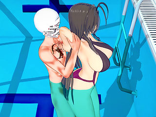The Teacher Is Waiting for Me at the Pool so I Can Fuck Her - Shinmai Maou Ntr Testament 5