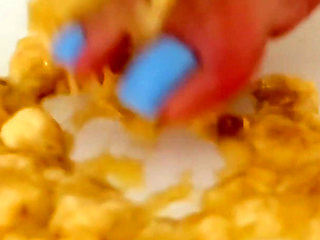 Banana Crush and Absolute Worship of My Feet, the Mixture of Sweaty Feet and the Taste of Fruit