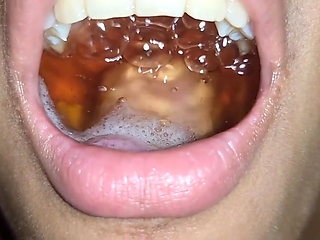 Drinking yellow piss without taking off my man's underwear