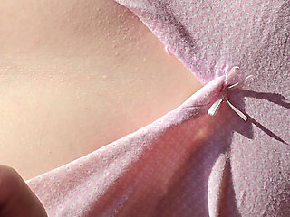 Hot Handjob and Cum on My Cute Pyjamas!