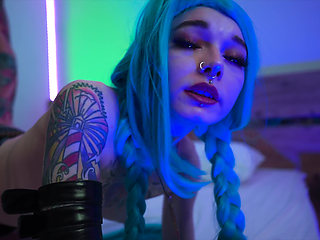 Slutty Jinx deep anal and sweet moans. Karneli Bandi