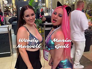 Maria and Wendy are putting on a show