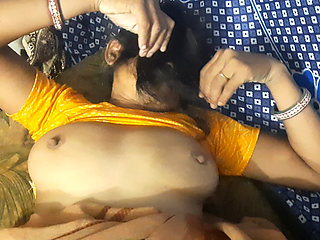 Desi bhabhi's big collared pussy fucked by pressing big tits quenched thirst