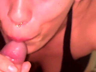Slutty Girl Gags Deep on Cock in Intense Sloppy Facefuck