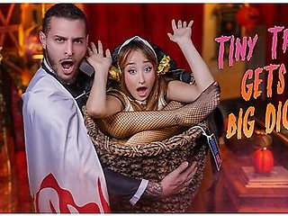Hottest Halloween Ever! I Fucked My Little Stepsisters Virgin Pussy To Break The Curse! With Isabella Nice And Adonis Breeds