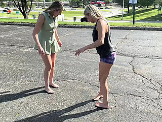 Two Blonde Lesbians Nasty Foot Worship and Pussy Eating in 4K