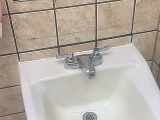 Waffle House POV Public Bathroom Fuck with Jasper and Nicole