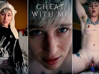 Cheat with Your FtM Friend POV Cheating Roleplay with Bicurious Blowjob and Pussy Creampie