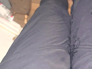 Wetting water resistant hiking pants, standing for half, laying for half (underwhelming)