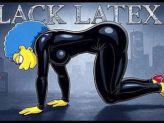 Black Latex MILF Cartoon: Exclusive Anime Hentai Sex with Octopussy