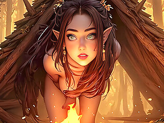 Thessia And The Hunter Asmr Joi Ahegao Face With Car Toon