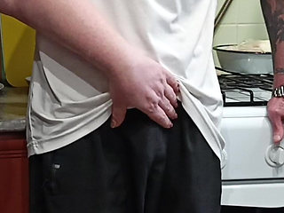 The neighbor has a portion of delicious cum for breakfast