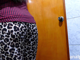 Boyfriend Fucks Me Hard in the Ass in the Bathroom - He Cums Inside Me