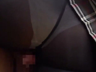 Black Tights Beauty - Her Thighs and Panty Flash Get Me Hard and Leave Her Soaked - Part2