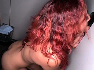 Small tit tan amateur gives a blowjob