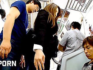 Japanese Lady Fingered In Subway Uncencored
