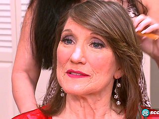 REMASTERED MONDAY: Just A Typical 65 Year Old Who Got Fucked By Two Studs - Donna Davidson
