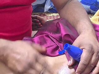 Applying Coconut Oil to Fuck Stepsister's Pussy with Thick Cock