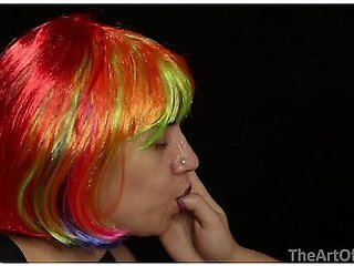 Colorful Wig Facial