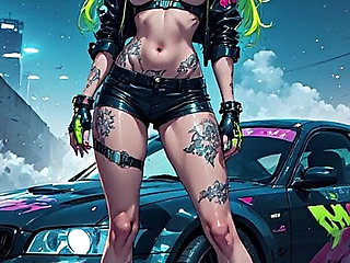 Gol Anime Hot Cars and Hot Girls