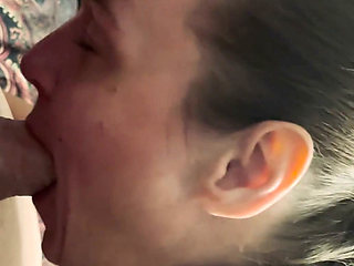 Slurping on a Fans Fat Meat Until He Cums! Had to Record Myself!