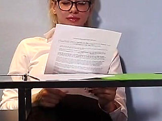 Naughty Fun with My New Secretary in London