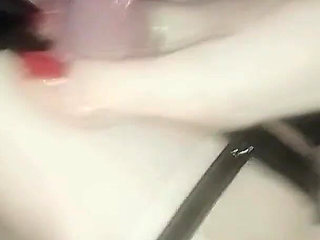 I Love It When I Give Him a Footjob... and He Cums on Me!