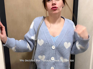 Russian Mommy Cheats On Friend With His Wife - Hot Blowjob & Doggy Style Fuck In 4K