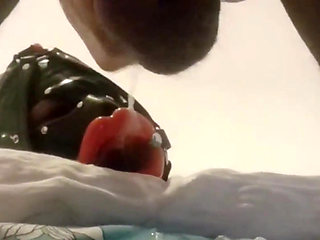 MILF with Ring Gag, Fake Lips, Mouth and Facial