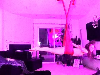 Amateur striptease and Solo masturbation