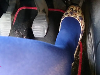 Driving Fast in Flowered Ballet Flats