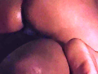 Hot Horny Woman in the Night Riding for Cum Inside.