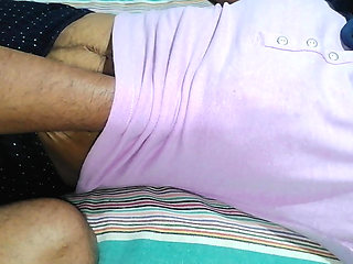 Asian with Bushy Hairy Tits Full Body Strip Before Intense Sex